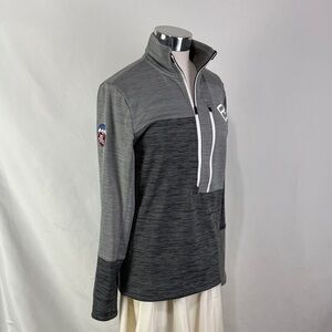 Men's Gray Quarter-Zip Jacket